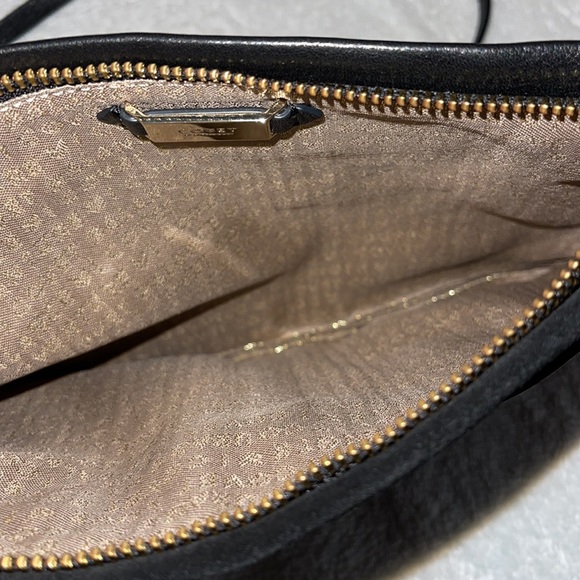 Stella & Dot- Covet- Genuine Leather/suede crossbody-black - Picture 5 of 9